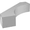 Ekena Millwork 5 1/2-in. W x 22-in. D x 22-in. H Westlake Architectural Grade PVC Knee Brace BRCP055X22X22WTL - alternate 5